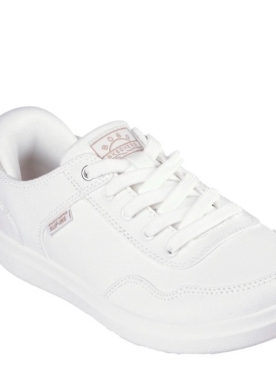 Skechers Shoes - Bobs Skechers White Low-Top Hands Free Slip On Sneakers